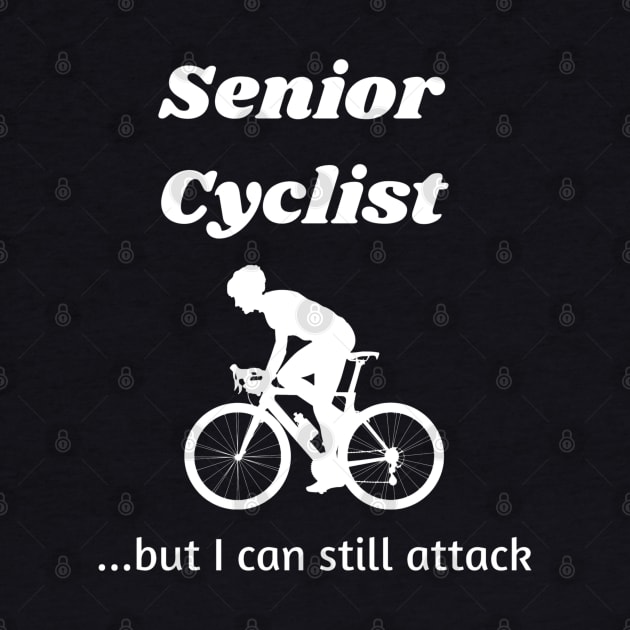 Senior cyclist by Comic Dzyns